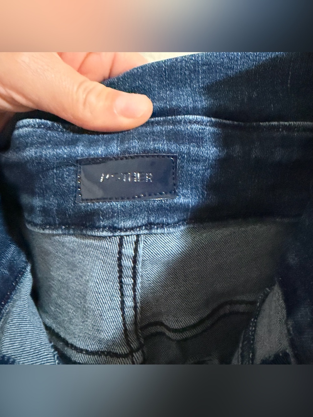 MOTHER The Triple Stack Insider Ankle Jeans Chick‎ Flick High Rise Tie Belt 28 - Picture 13 of 16